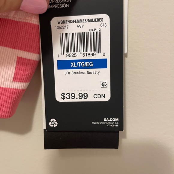 Under Armour Pink XL Sports Bra - Picture 5 of 5